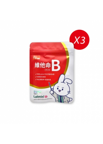 【常春樂活】維他命B膠囊 x3包 (30粒/包)